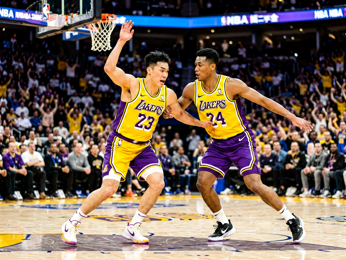 NBA季后赛激烈对抗